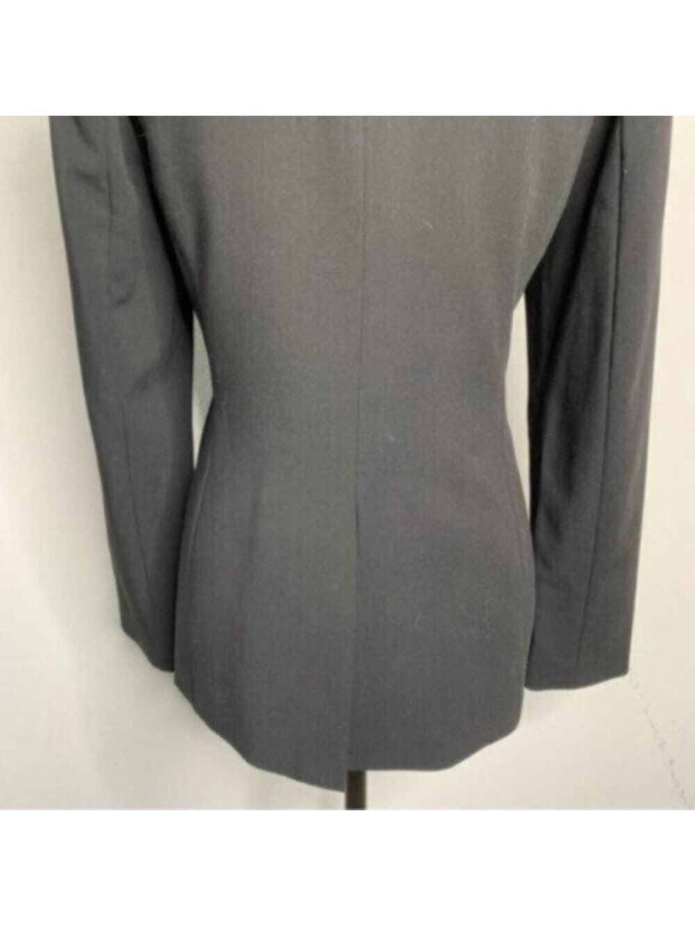 Calvin Klein Prestige Black Single Breasted One Button Blazer - Picture 12 of 17